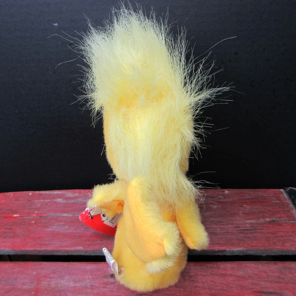 Vintage Dakin Peanuts Woodstock Plush Stuffed Animal Toy Red Bow 8